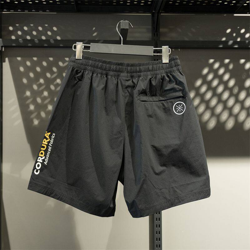 李宁短裤男2025夏季新款韦德系列宽松休闲工装短裤五分裤AKSV027