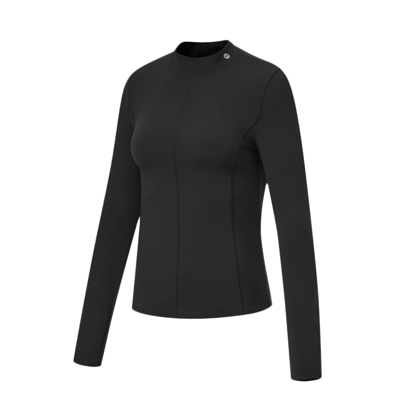 李宁长袖T恤女子小高领紧身