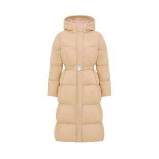 李宁LI-NING 1990女子防泼水防风排湿90%鹅绒长羽绒服AYMV046-2