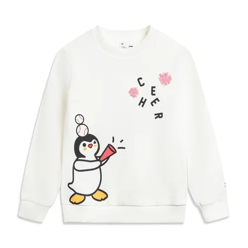 李宁女小童套头卫衣YWDV558-1