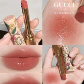 古驰25新品 绝色回归 Gucci 琉光花卉限定绮梦栀子花口红唇膏208