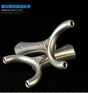 爱尚弓新款钛合金顶卡逐日直板扁皮精准弹弓卡球弓暴力不抽手