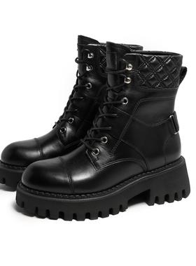 CERRUTI·I88I切瑞蒂法国顶奢品牌胎牛皮短靴NCT302黑色（绒里）