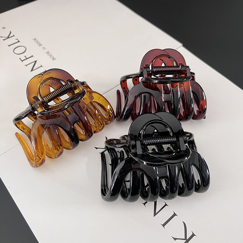 章小蕙发夹Camlia Paris同款法国超大发量多抓夹加大号加宽盘发抓