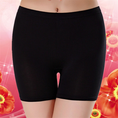 新款内裤高腰安全裤女防走光冰丝无痕短裤不卷边三分内外穿打底裤