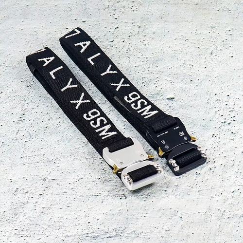1017ALYX9sm织带字母腰带欧美男女情侣款战术机能安全扣皮带百搭