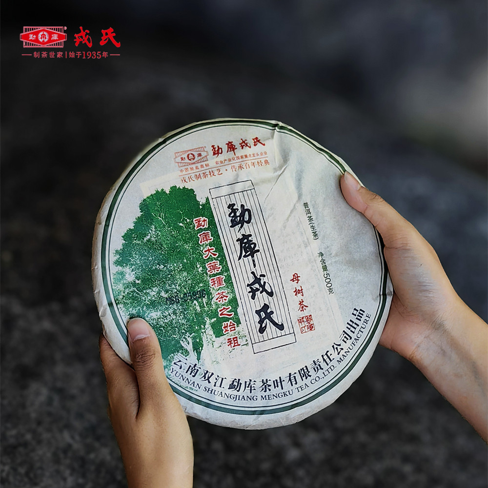 勐库戎氏2012年/2013年母树茶  冰岛料普洱生茶500g 干仓正品