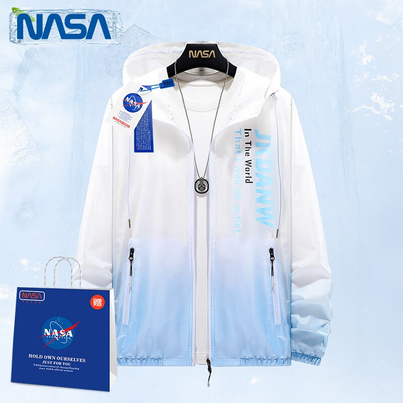 NASADKGM夏天夹克NASA联名男士防晒衣夏季休闲衣冰丝防晒服男防紫使用感如何?