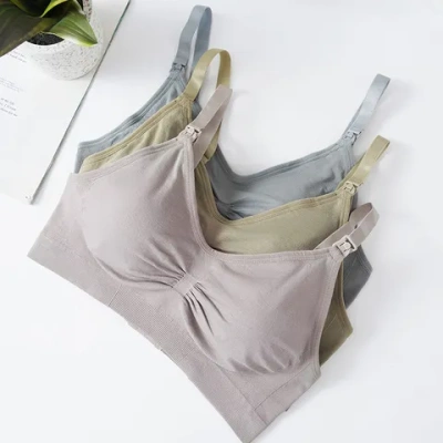 奶罩衣服前后文胸妈咪围无钢圈哺母乳女妇产内衣怀孕期缝产妇