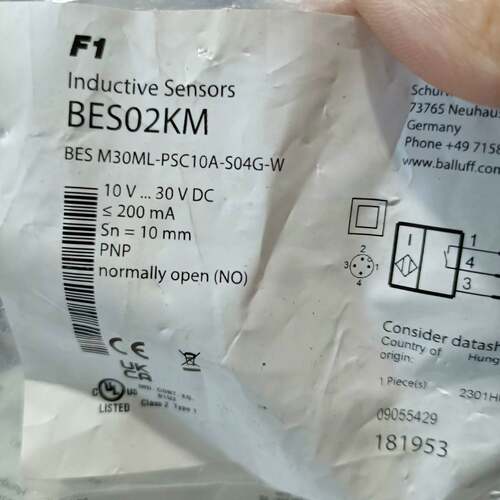 可维修正品巴鲁夫传感器BES02KM BES M30ML-