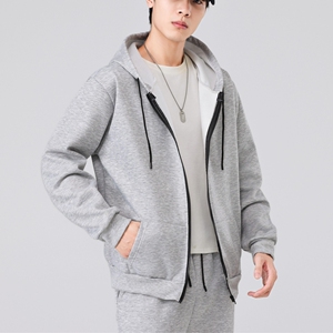 1506A/G拉链套装C010/P47新款连帽拉链卫衣男士开衫休闲男士上衣2图片