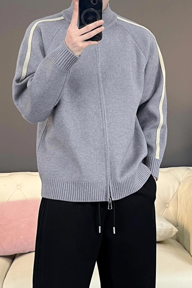 1506A/GMY1120/P66新款立领休闲宽松百搭休闲毛衣2025年2图片