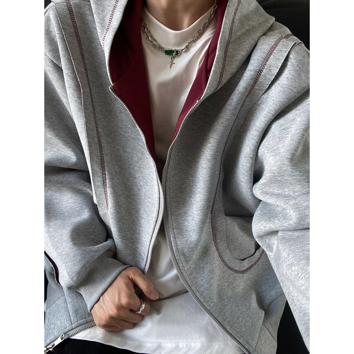 1506A/G81960/P64秋新品修身百搭运动休闲连帽开衫卫衣外套1，女装卫衣/绒衫，星座1506A