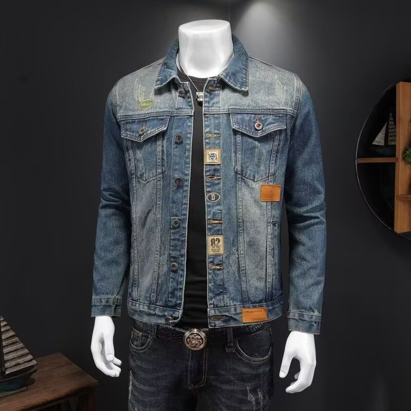 1506A/G3200/P62高端牛仔外套男潮牌工装夹克水洗百搭外穿1图片