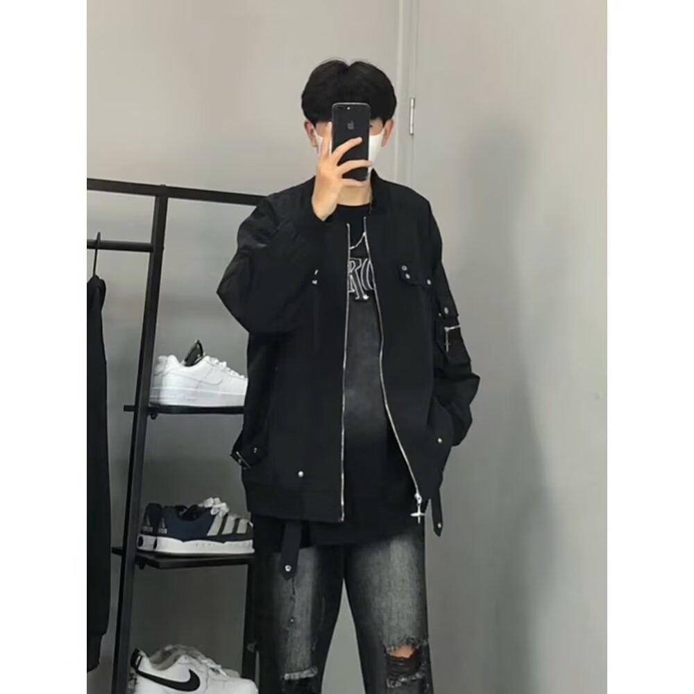 1506A/GU9960/P60秋冬美式高街痞帅复古工装棒球服情侣飞行夹克1,男装夹克,星座1506A