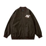 1506A/GXG900/P54复古刺绣棒球服男女嘻哈宽松春秋夹克外套潮2，男装夹克，星座1506A