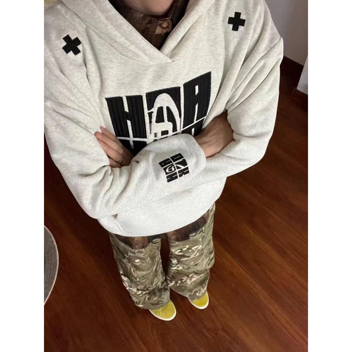1506A/G4260/P59连帽卫衣男潮男重工刺绣重磅情侣款男女外套,女装短外套,星座1506A