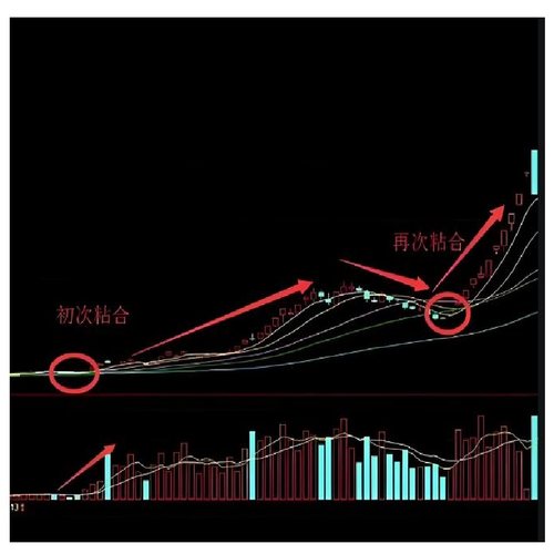 均线粘合形态是识别股价的主升浪