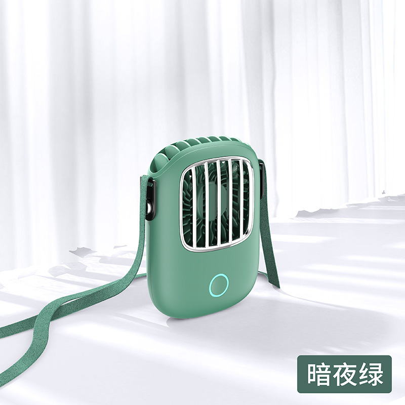 迷你手持风扇可充电便携式挂绳脖颈小型静音学生大风力儿童电风扇