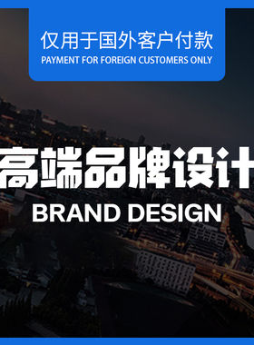 高端品牌设计用于国外客户付款（Payment for foreign customers