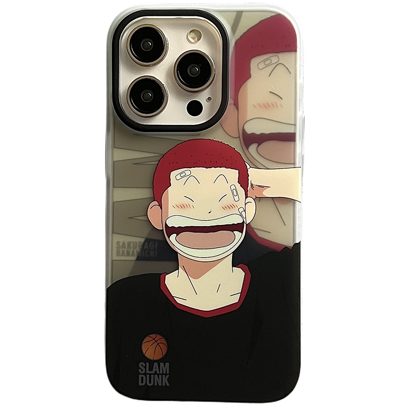 适用苹果17promax手机壳15新款16pro大孔iphone14保护套13动漫流川枫12防摔个性pm樱木花道por男