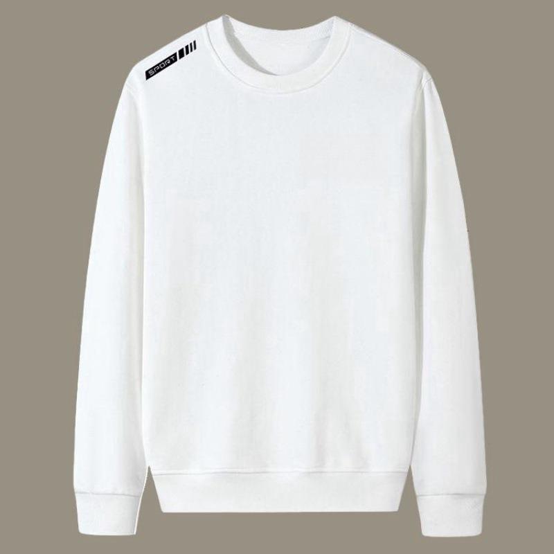 圆领卫衣男士秋季潮牌百搭印花宽松长袖内搭男女情侣装学生上衣服