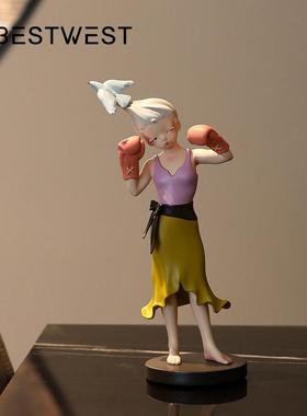 博西家居 甜蜜暴击吕文婧设计师摆件客厅办公室装饰品女生日礼物