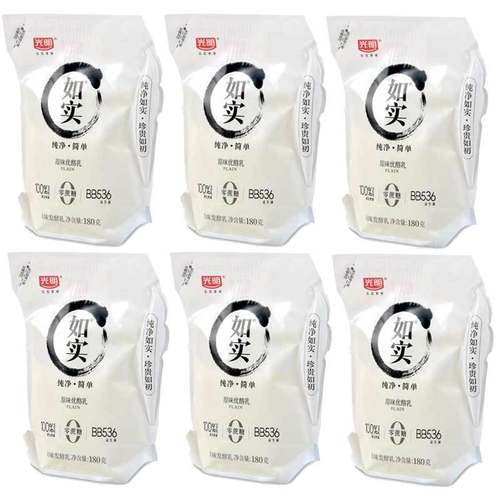 原味酸奶袋装新鲜壶光明如实