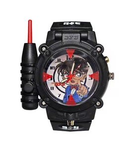 石英儿童柯南电子夜光麻醉针可发射玩具男孩女孩小学生手表潮流