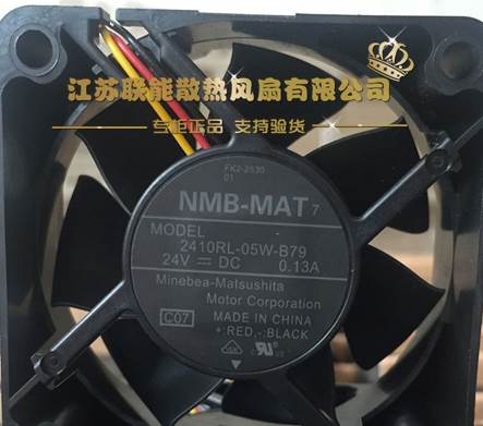 正品全新原装日本NMB 2410RL-05W-B79双滚珠24V 0.13A变频器风扇