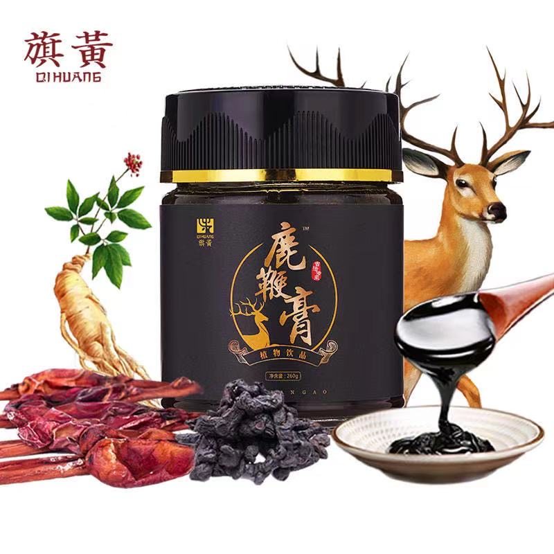 旗黄鹿鞭膏吕柳荫手工熬制正品旗黄系列鹿茸鹿鞭滋补男性养生膏