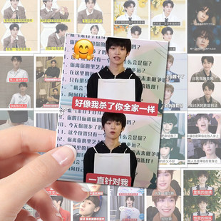 189张雷朋人生导师贴纸甜玉米严选刻薄语录雷子郑朋装饰手机手账