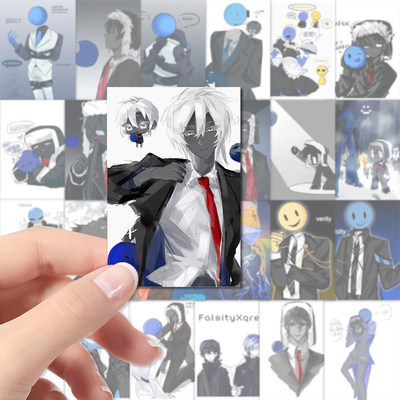 189张falsityxqree同人贴纸oc代餐手绘笔记本手机手账diy装饰贴画