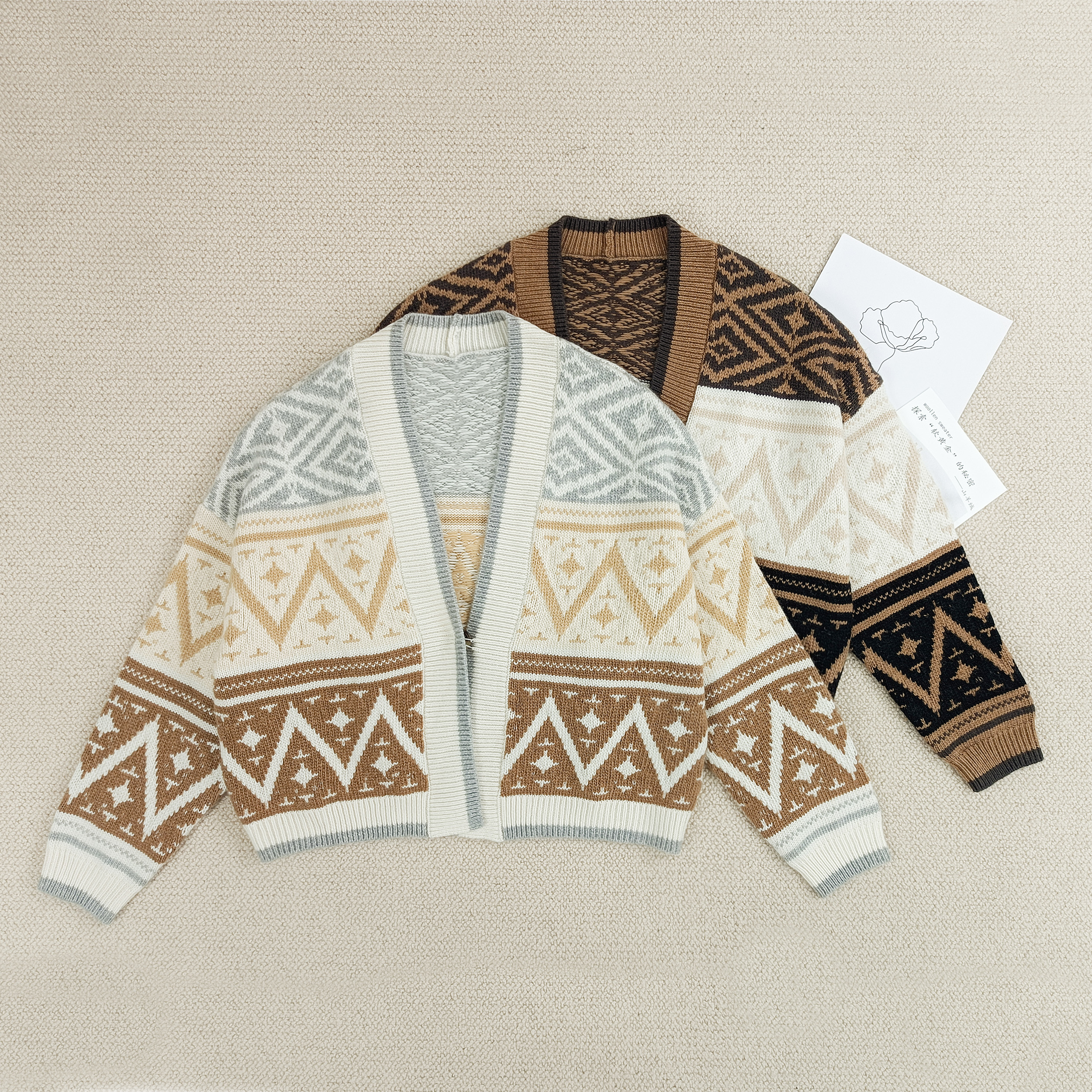 【BC】羊绒混纺开衫毛衣轻奢