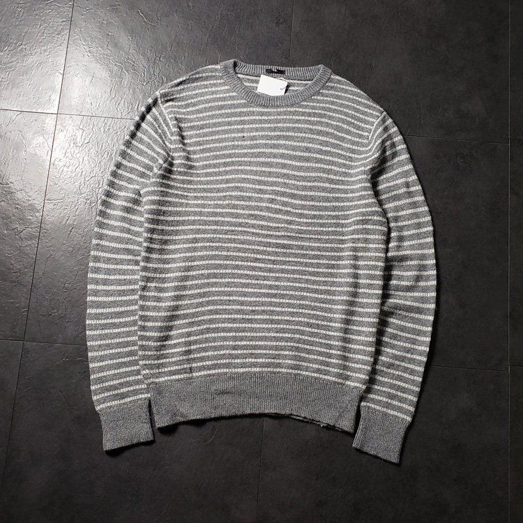 212626胸围110男款 美单姐酷 羊毛 圆领挑花套头毛衣