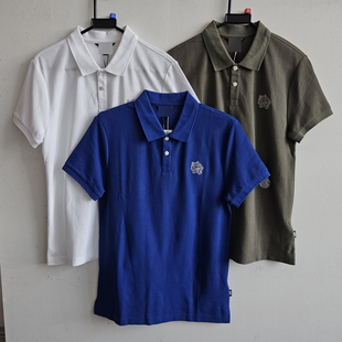 341174多码男款 国专DK安Y 弹力面料 修身版型 虎头刺绣polo衫