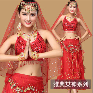 肚皮舞套装女装成人高档2020新款印度沙丽表演出服装年会肚兜长裙