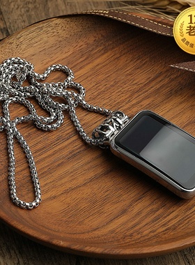 星图华为watch fit手环b6/b7手表8钛钢项链表带7b3watch gt123男女cyber挂件潮5pro46mm42传统手表22mm18皮20