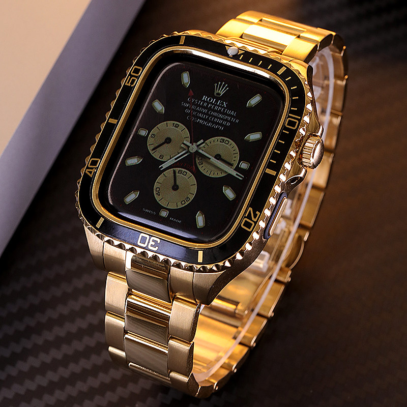 星图iwatch不锈钢外壳改装表带