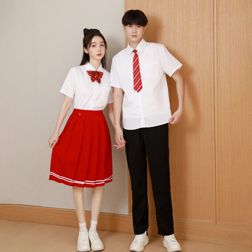 学生班服学院风套装初高中生朗诵合唱演出服国庆节大合唱表演校服