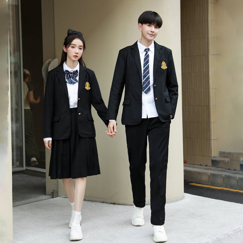 班服英伦学院风西服套装韩国校服高初中学生运动会合唱团演出服装