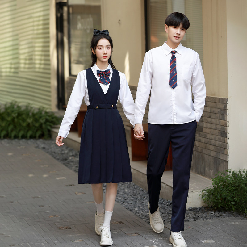 中学生毕业班服校服初中生高中生运动会红歌大合唱朗诵演出服套装