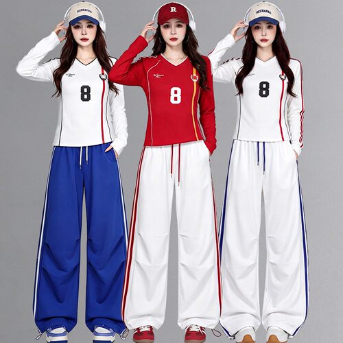 爵士jazz跳舞衣服时尚流行款套装街舞运动裤kpop女团上衣舞蹈服装