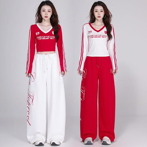 爵士舞服装女套装kpop跳舞上衣