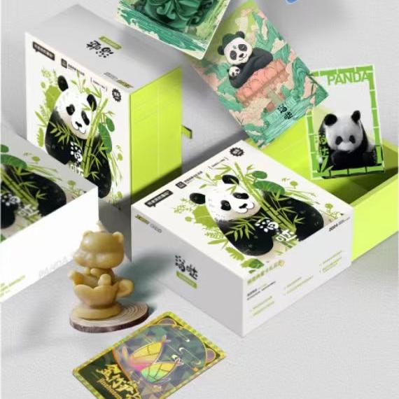【拆盒】王牌领地 皋月文化熊猫典藏卡 收藏卡牌盲盒