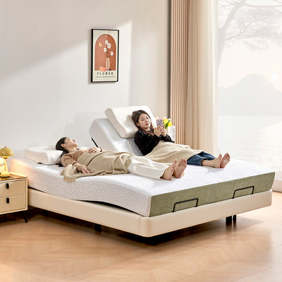 全自动智能床电动升降床哄睡夫妻互不打扰双人床多功能电动床垫