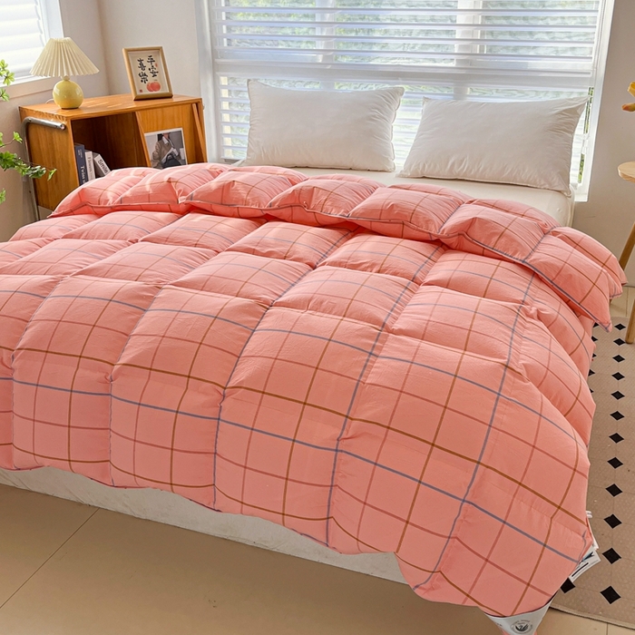 纯棉水洗棉双层羽绒被壳半成品