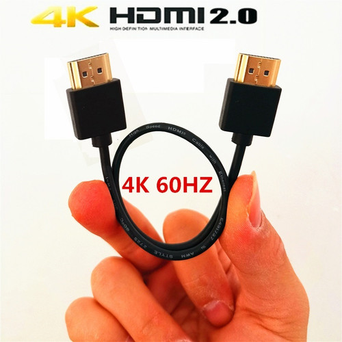 Mini Micro转HDMI 4K60P 极细超软线 单反微单Atomos阿童木监视器