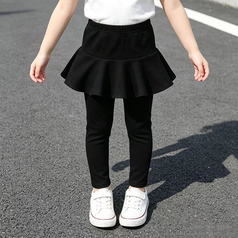 女童打底裤裙2026春秋装儿童薄款裤子假两件秋季洋气裙裤女孩长裤