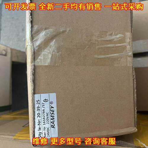 20-39-25 RAMSEY循环泵 24VDC 220VAC 工业泵议价维修